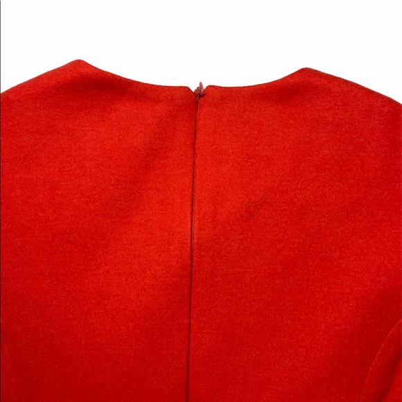 Mignon Doo Vintage Retro Orange Knit Dress XS - Picture 8 of 13